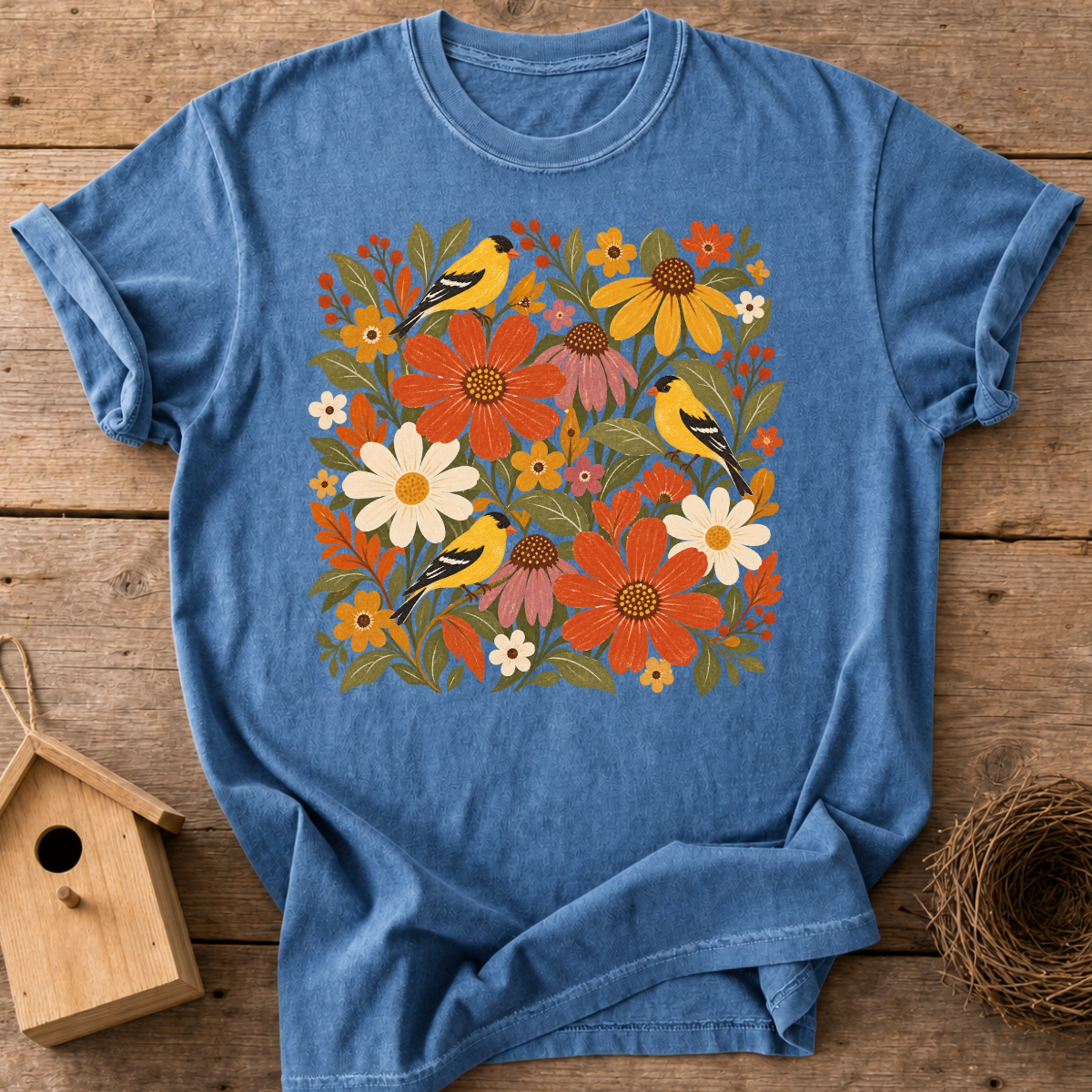 Wildflower Goldfinch T-Shirt