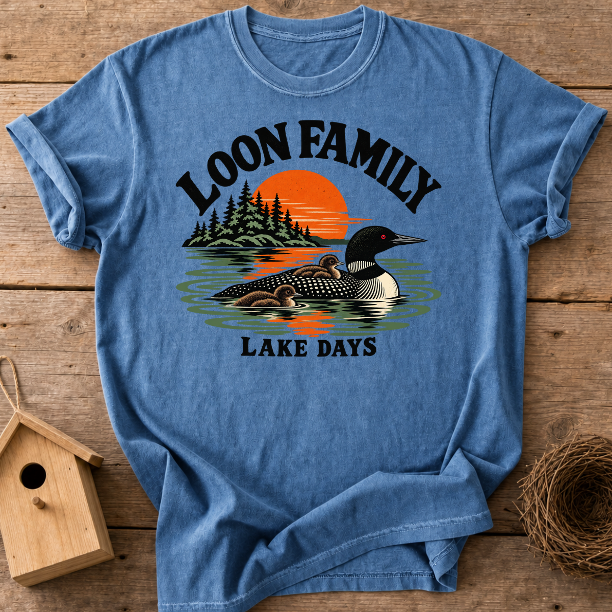 Loon Family Lake Days T-Shirt