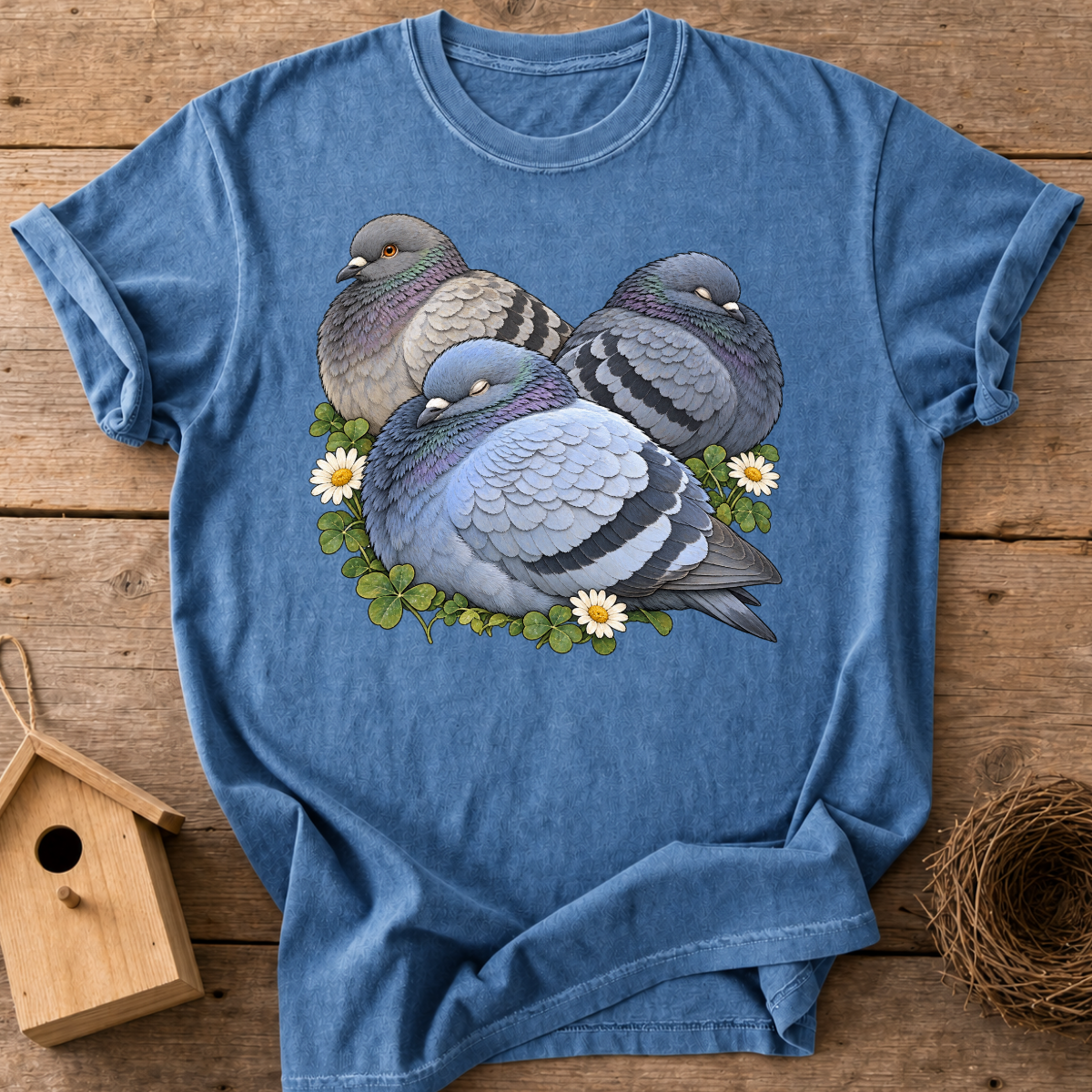 Napping Pigeons T-Shirt