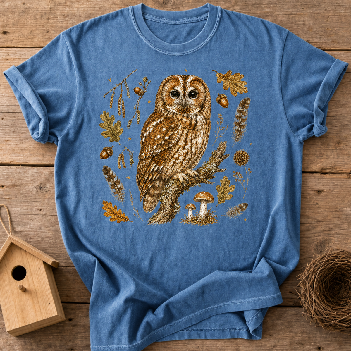 Tawny Owl Woodland T-Shirt