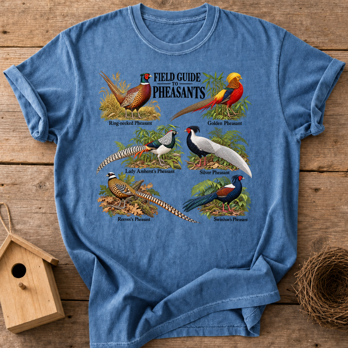 Pheasant Field Guide T-Shirt