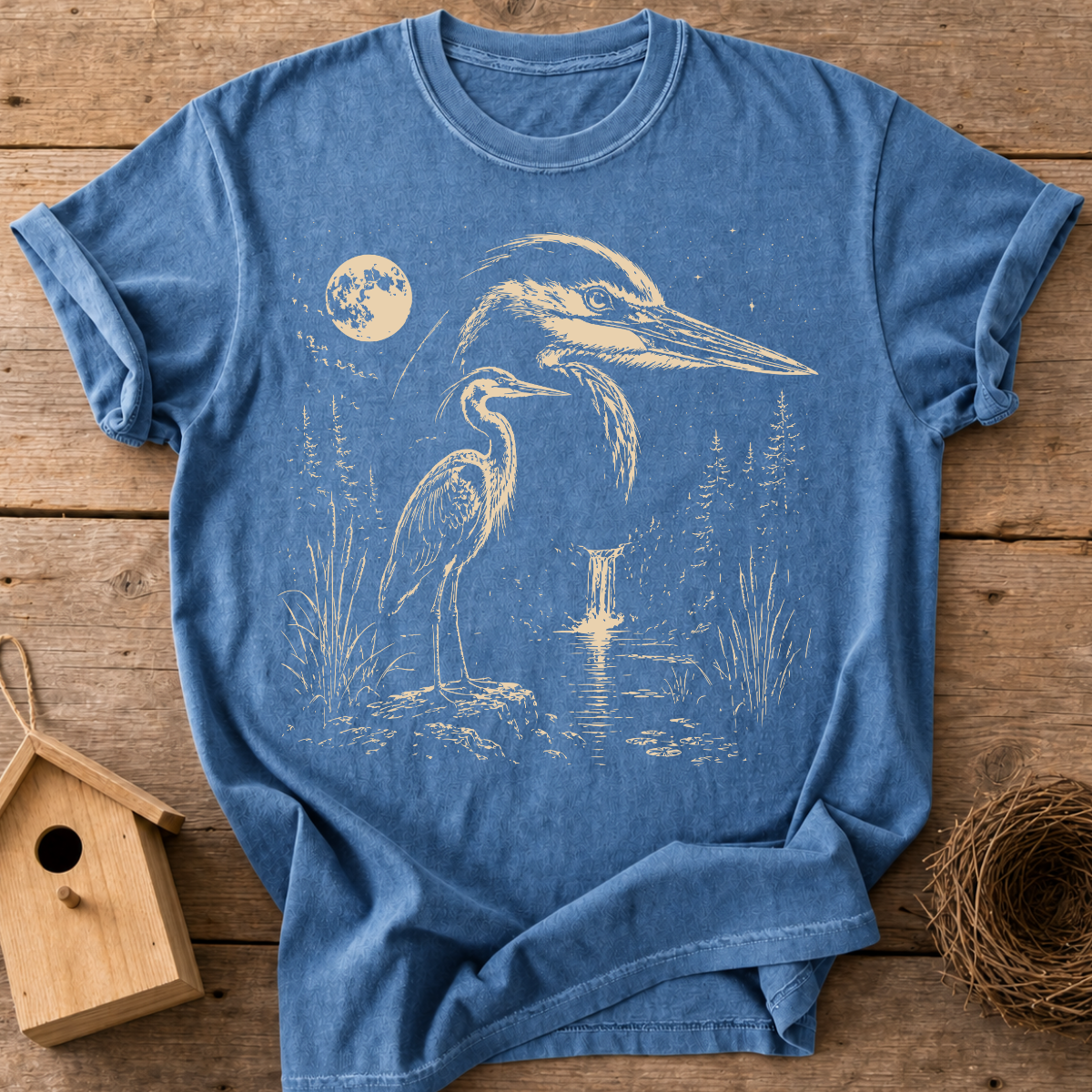Heron Moon T-Shirt