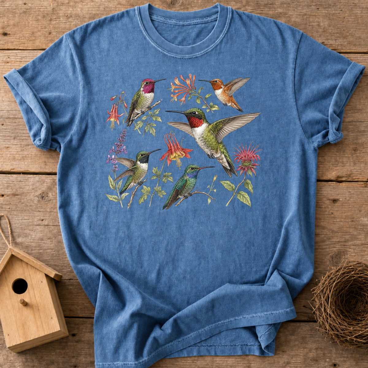 Hummingbirds and Wildflowers T-Shirt
