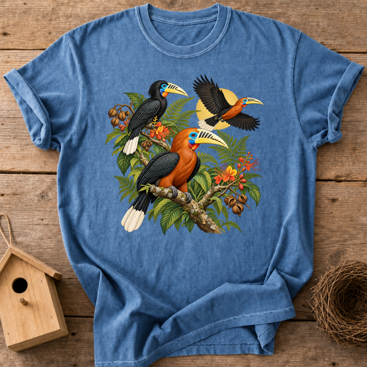 Rufous-Necked Hornbill T-Shirt