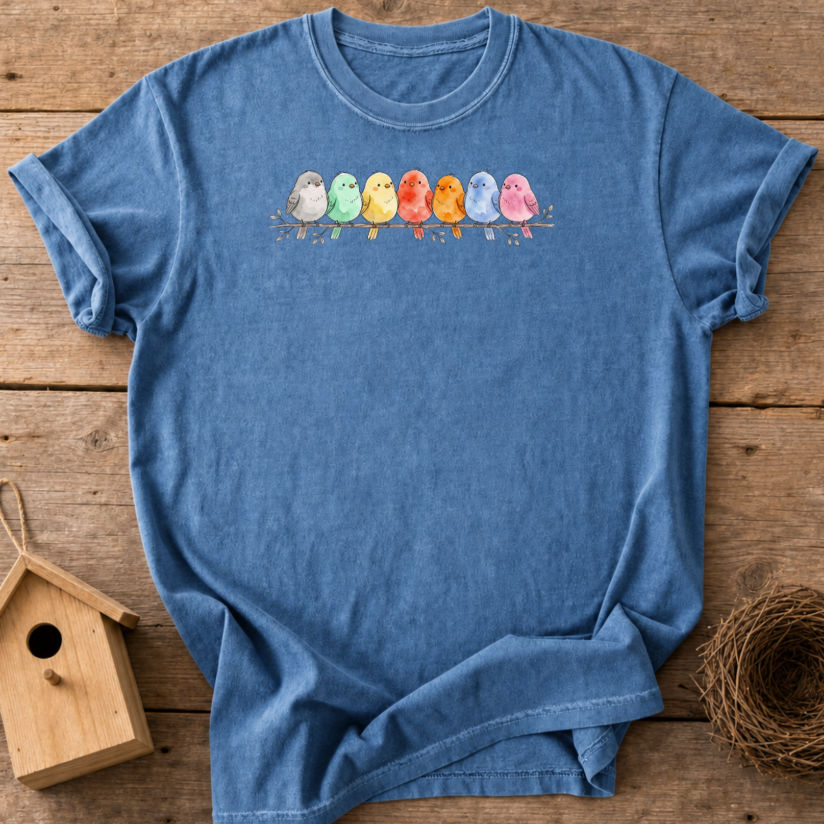 Pastel Birds T-Shirt