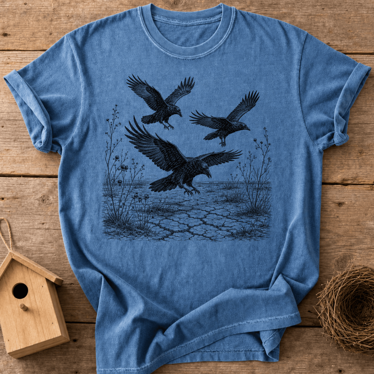 Fall Raven Woodland T-Shirt