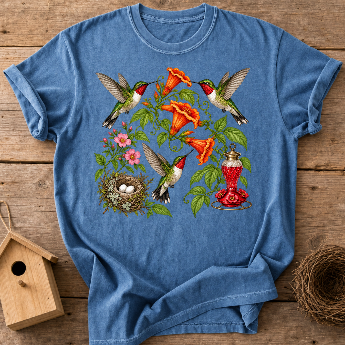 Trumpet Vine Hummingbirds T-Shirt
