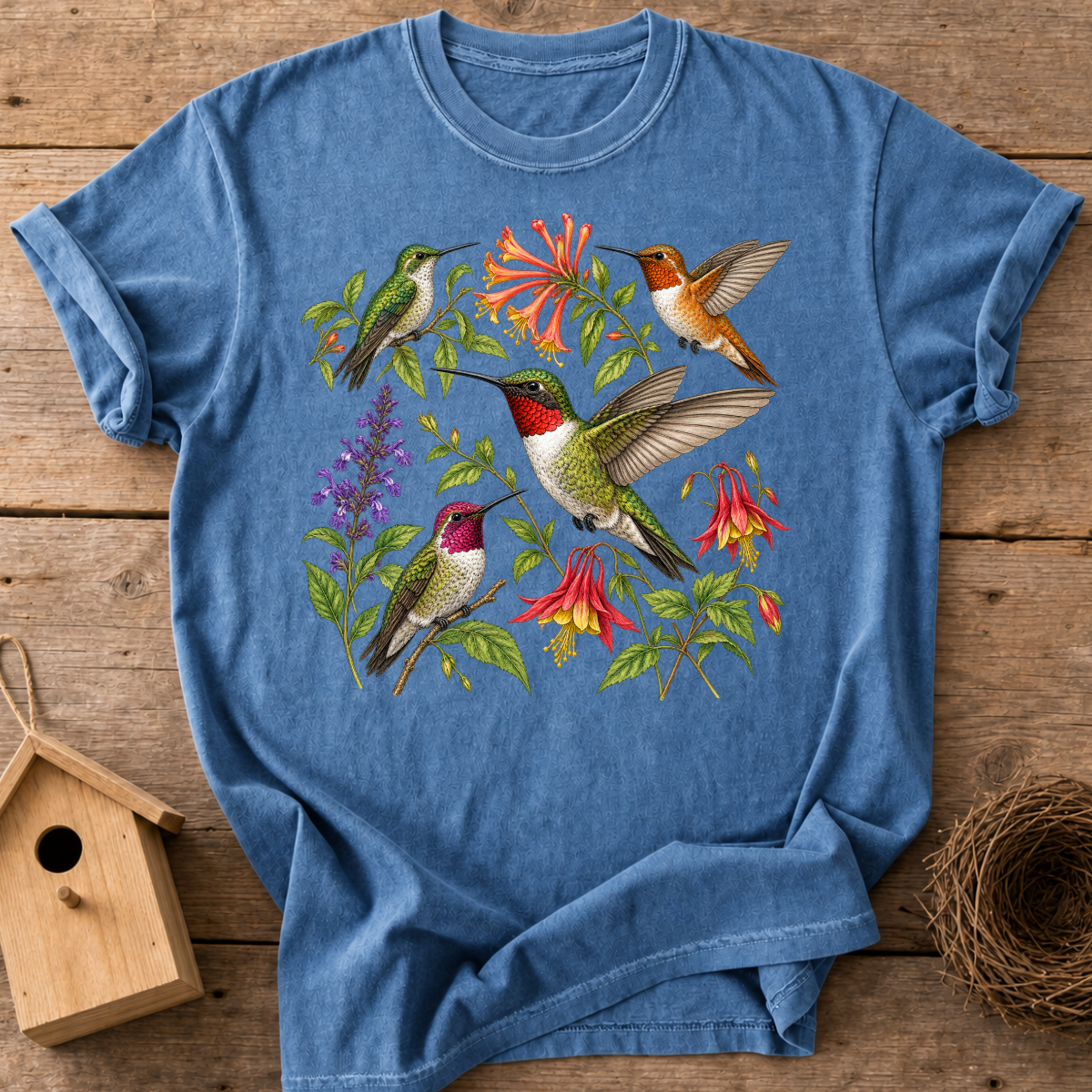 Wildflower Hummingbirds T-Shirt