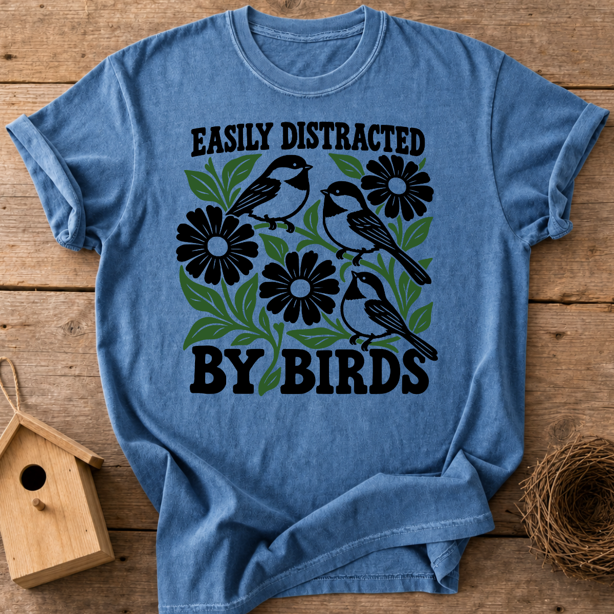 Easily Distracted Birding T-Shirt