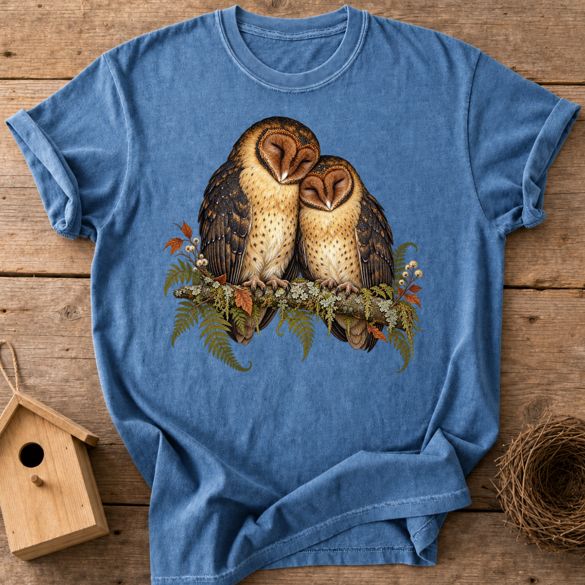 Cozy Barn Owls T-Shirt