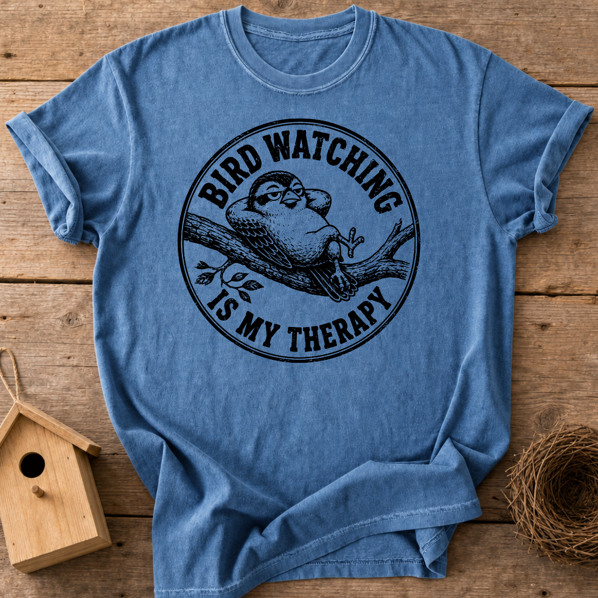 Bird Watching Is My Therapy T-Shirt
