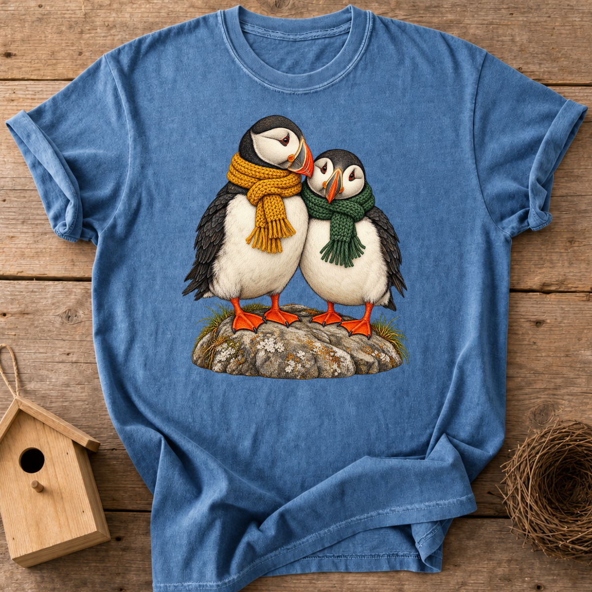 Cozy Puffin Pair T-Shirt