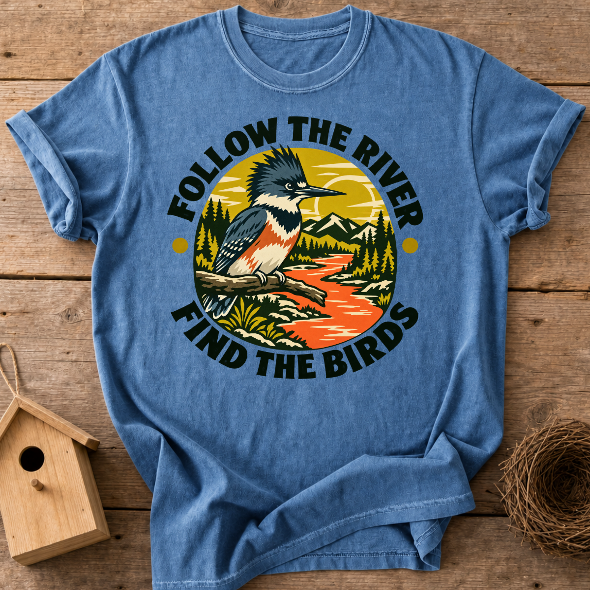 River Kingfisher T-Shirt