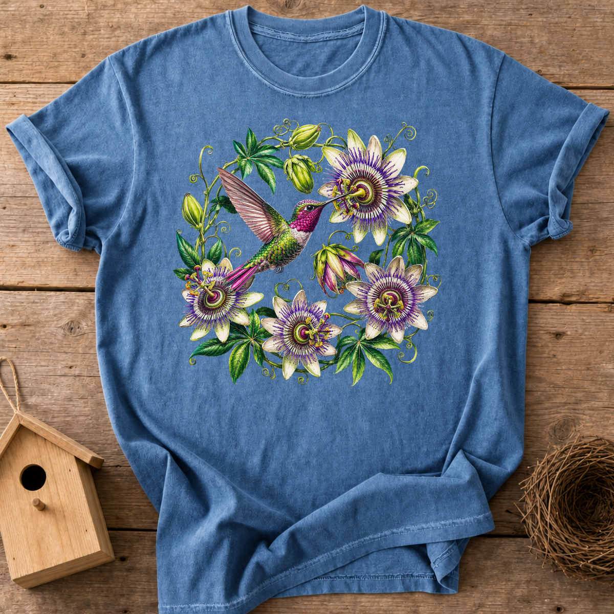 Hummingbird Passionflower T-Shirt
