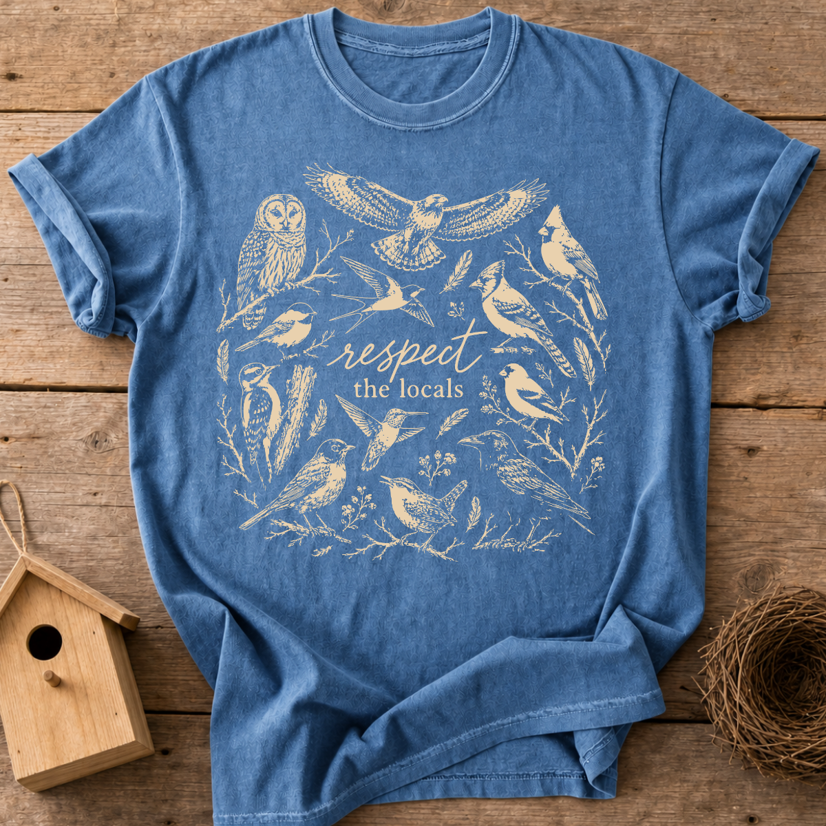 Respect The Locals Birds T-Shirt