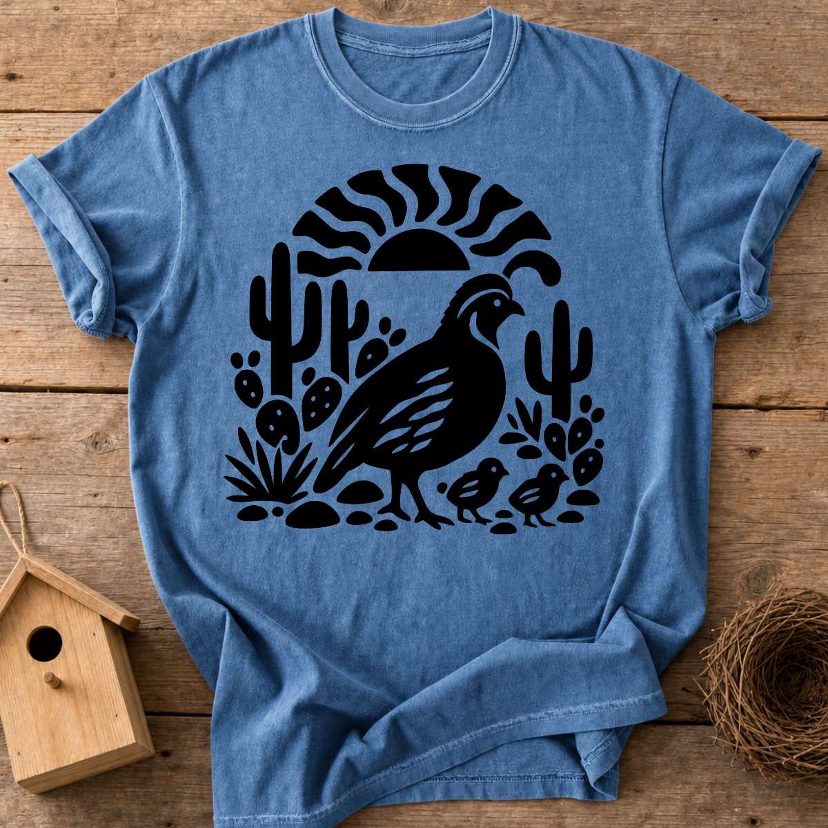 Desert Quail Family T-Shirt
