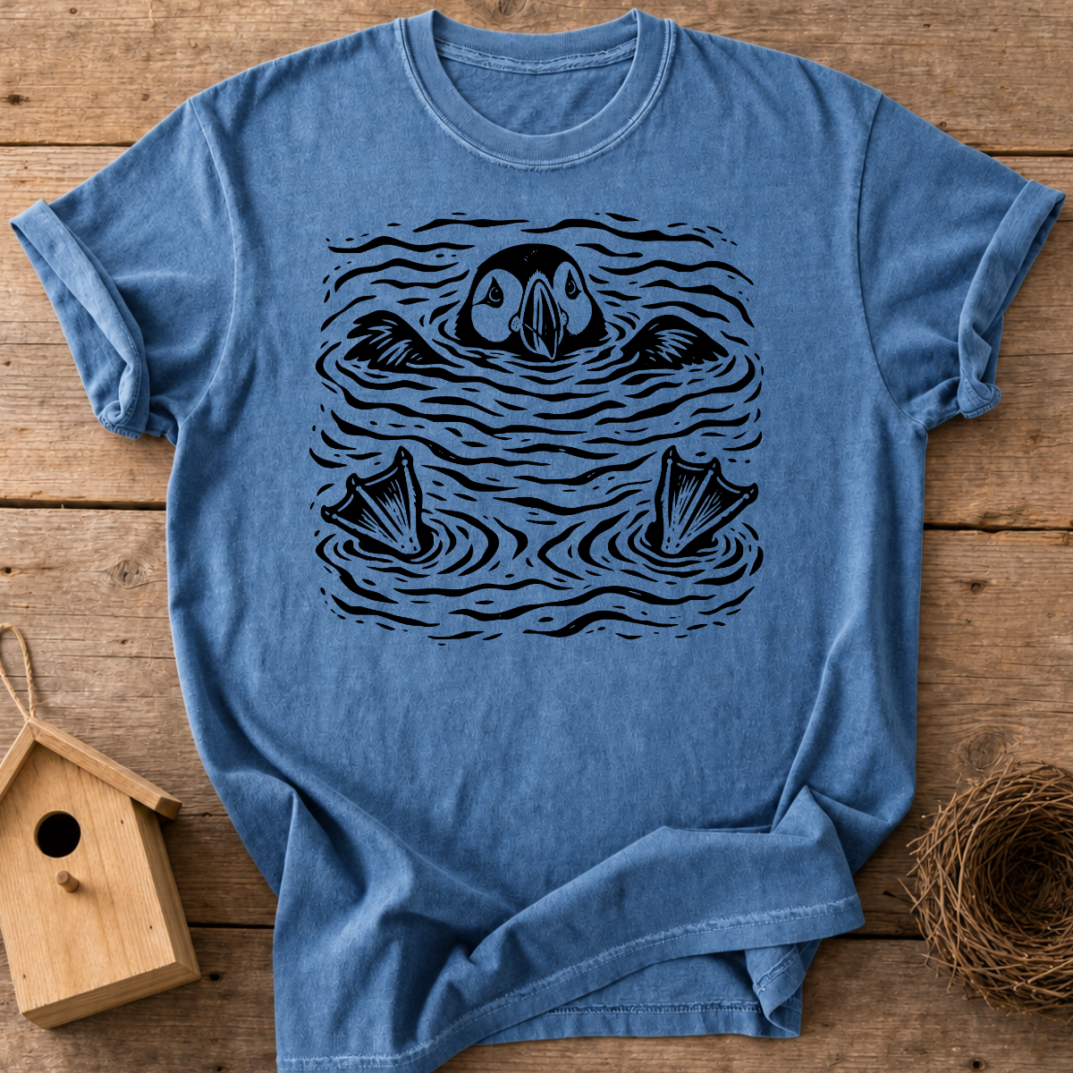 Floating Puffin T-Shirt