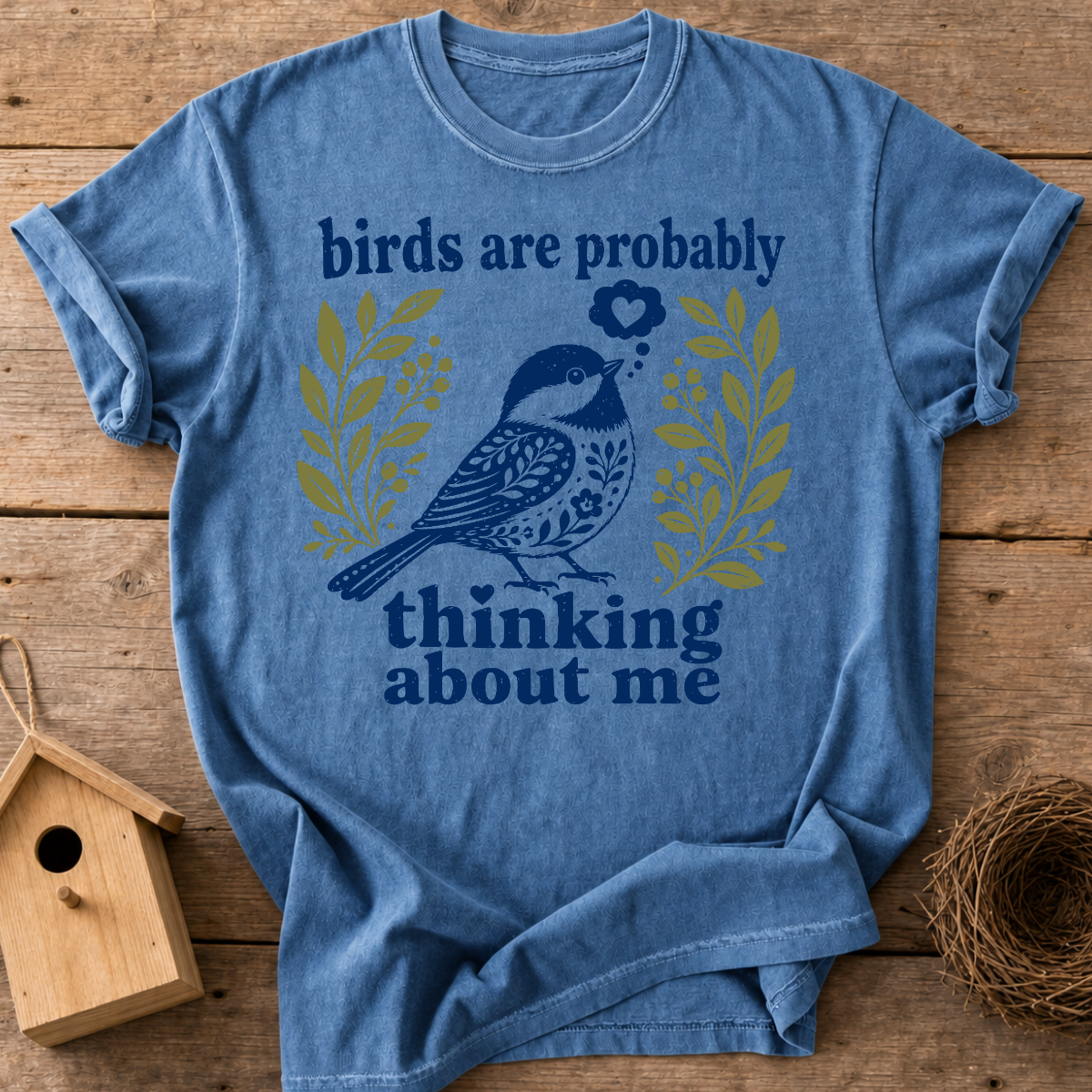 Birds Thinking About Me T-Shirt