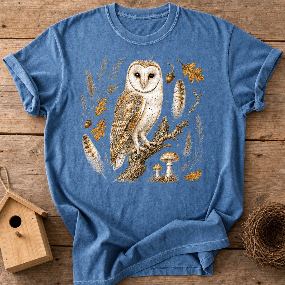 Barn Owl Woodland T-Shirt