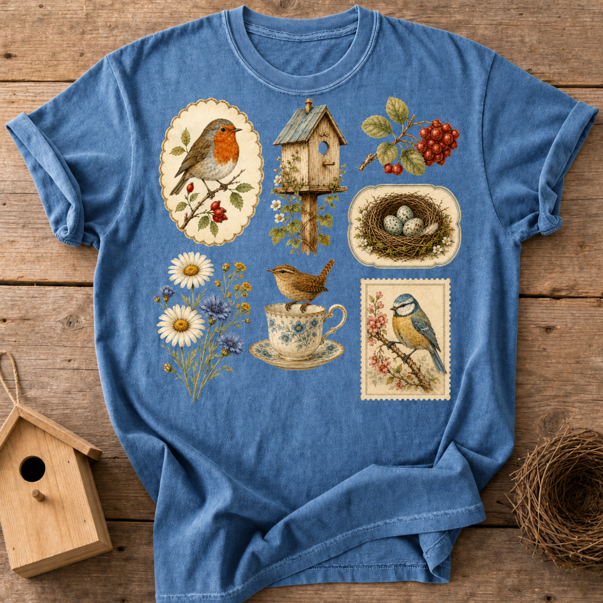 Bird Ephemera T-Shirt