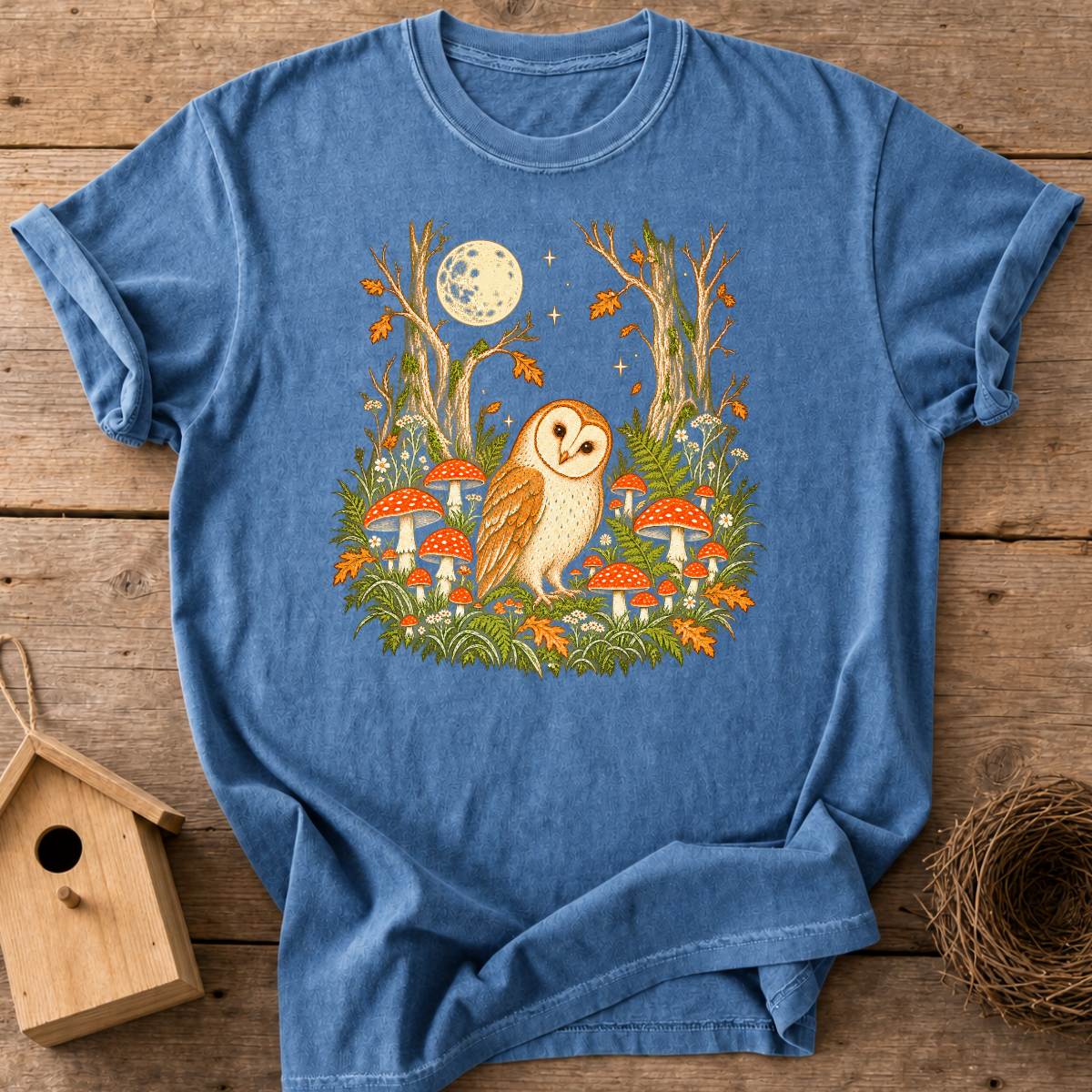 Barn Owl Forest T-Shirt