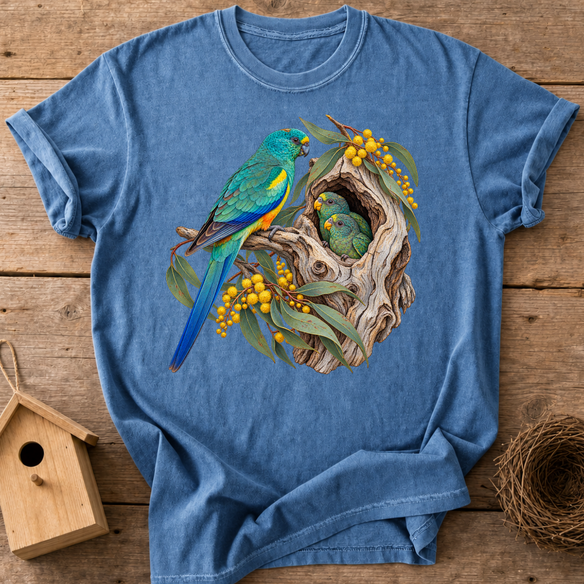 Parrot Family Nest T-Shirt