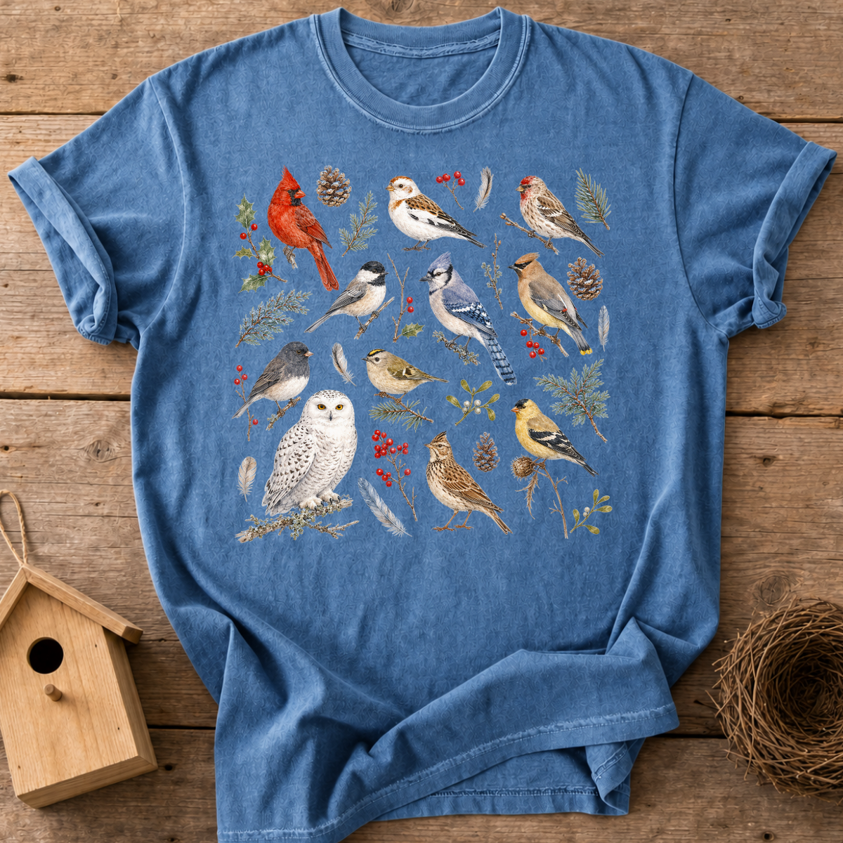 Winter Birds T-Shirt