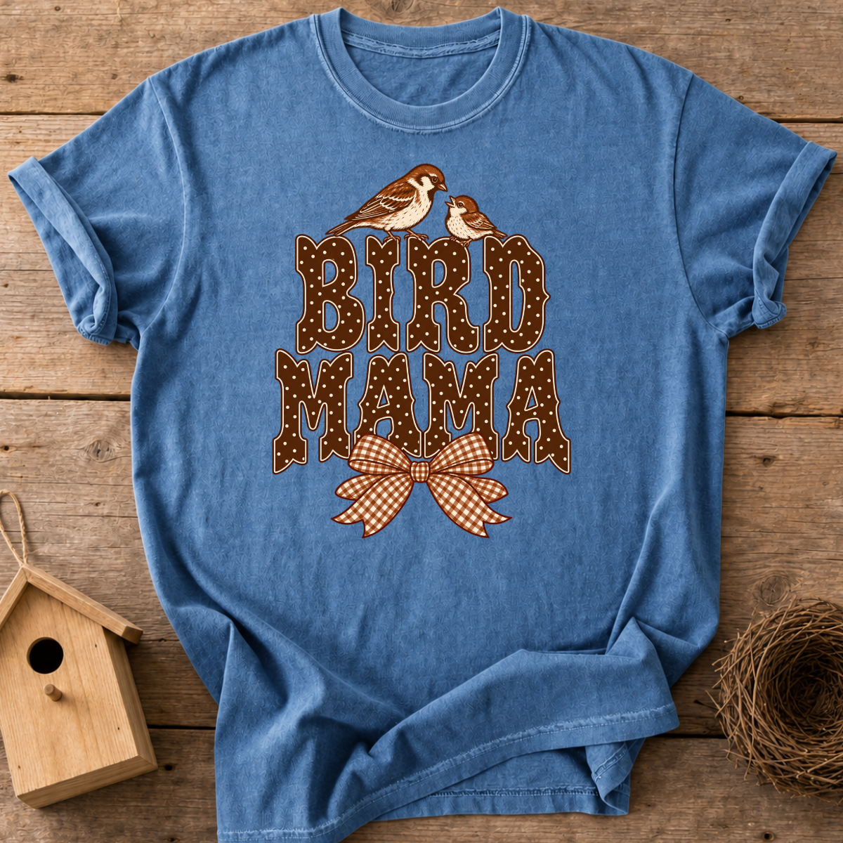 Bird Mama Bow T-Shirt