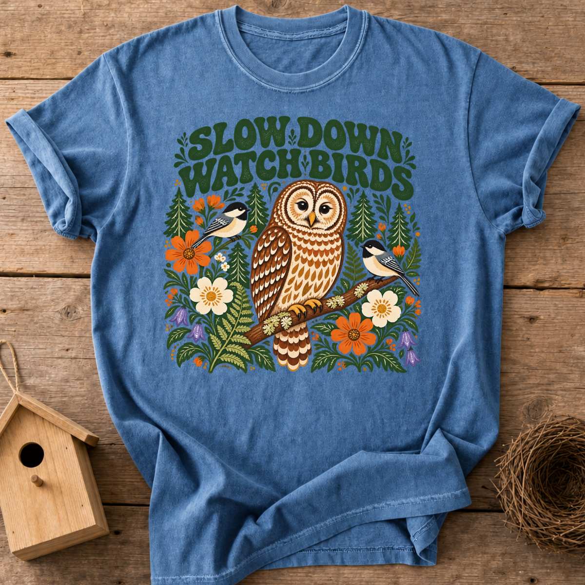 Slow Down Birding T-Shirt