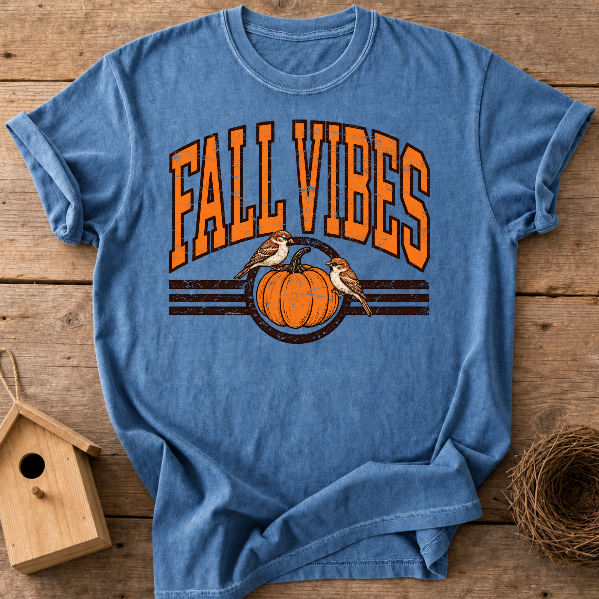 Fall Vibes Bird T-Shirt