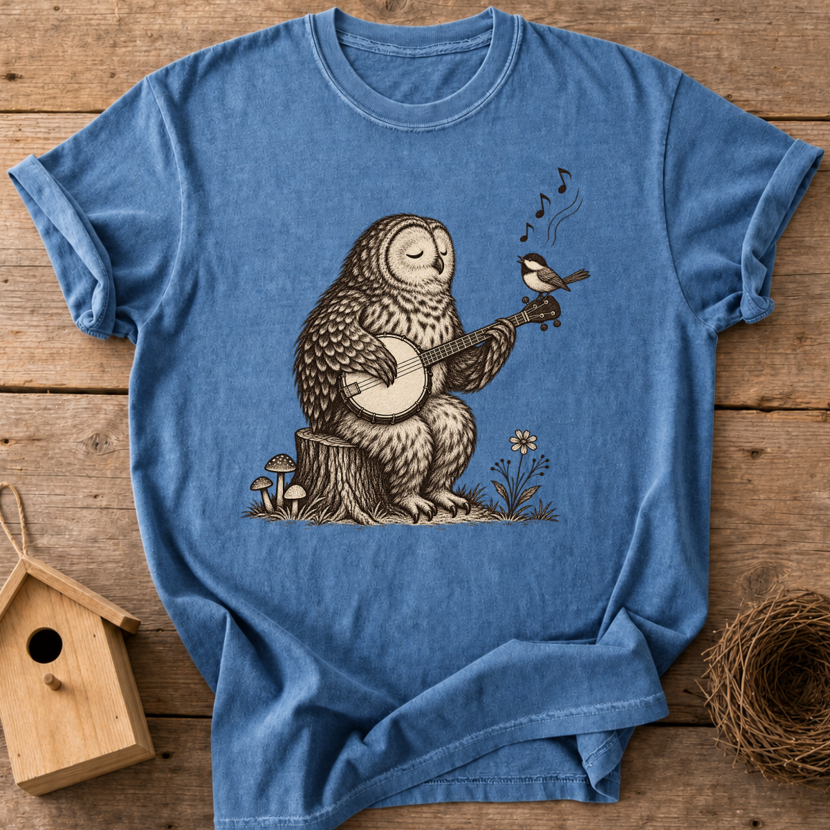 Banjo Owl T-Shirt