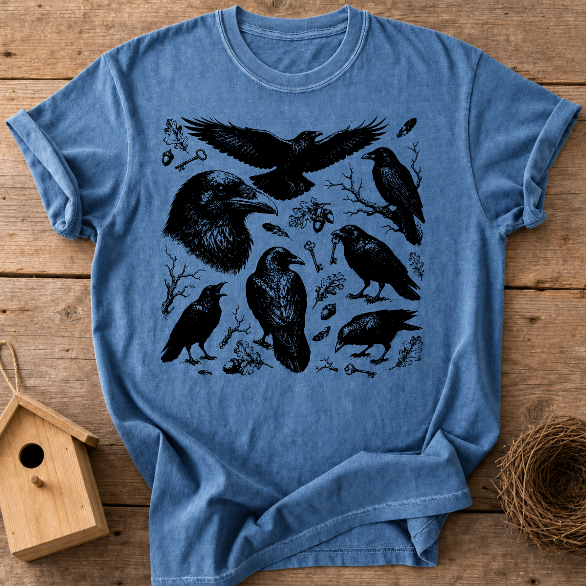 Fall Raven Woodland T-Shirt