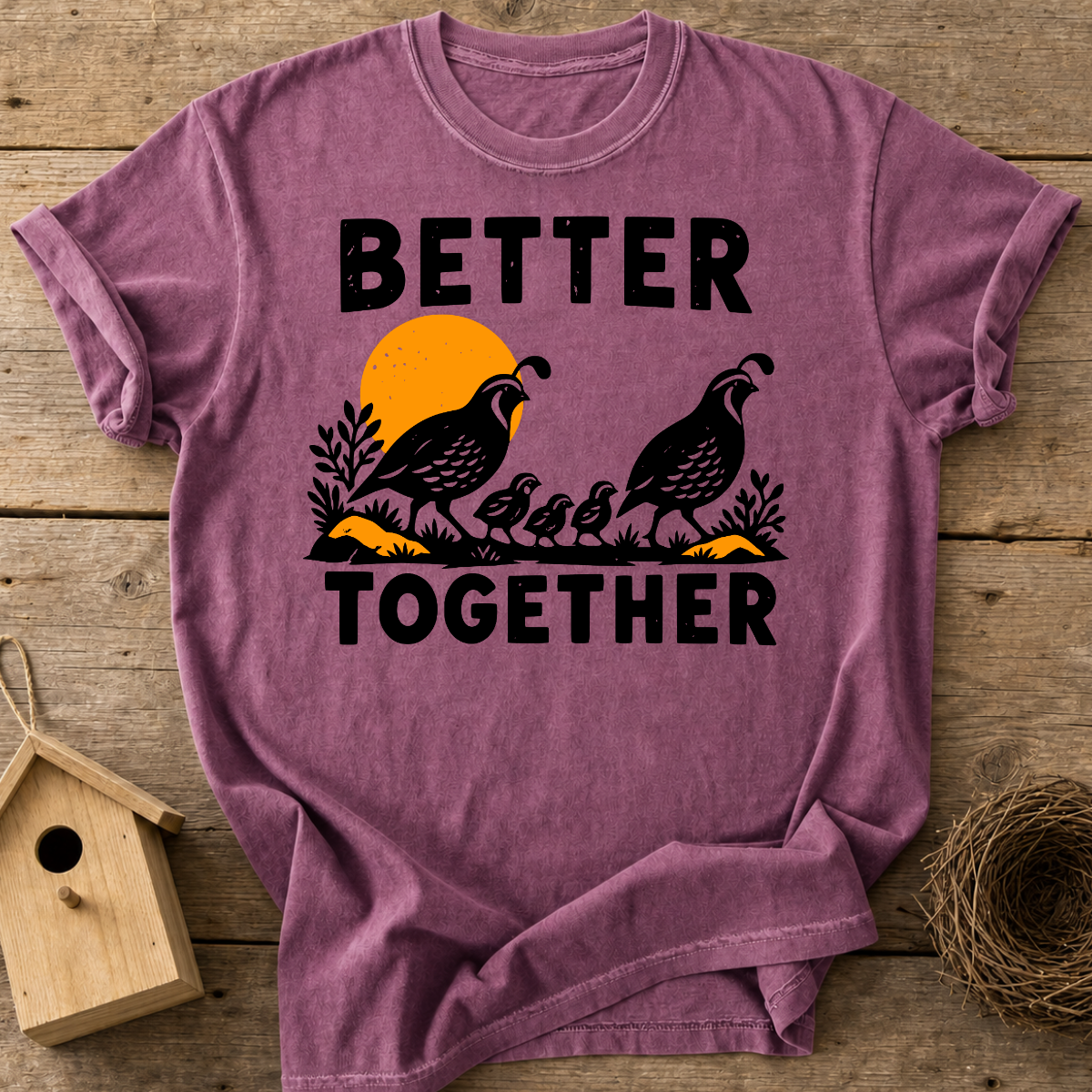 Quail Together T-Shirt