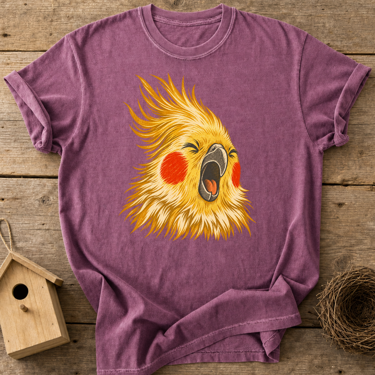 Screaming Cockatiel T-Shirt