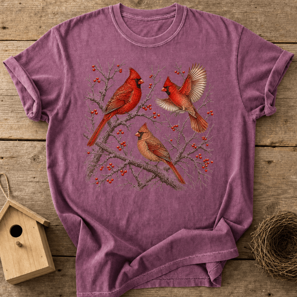 Winter Cardinals T-Shirt