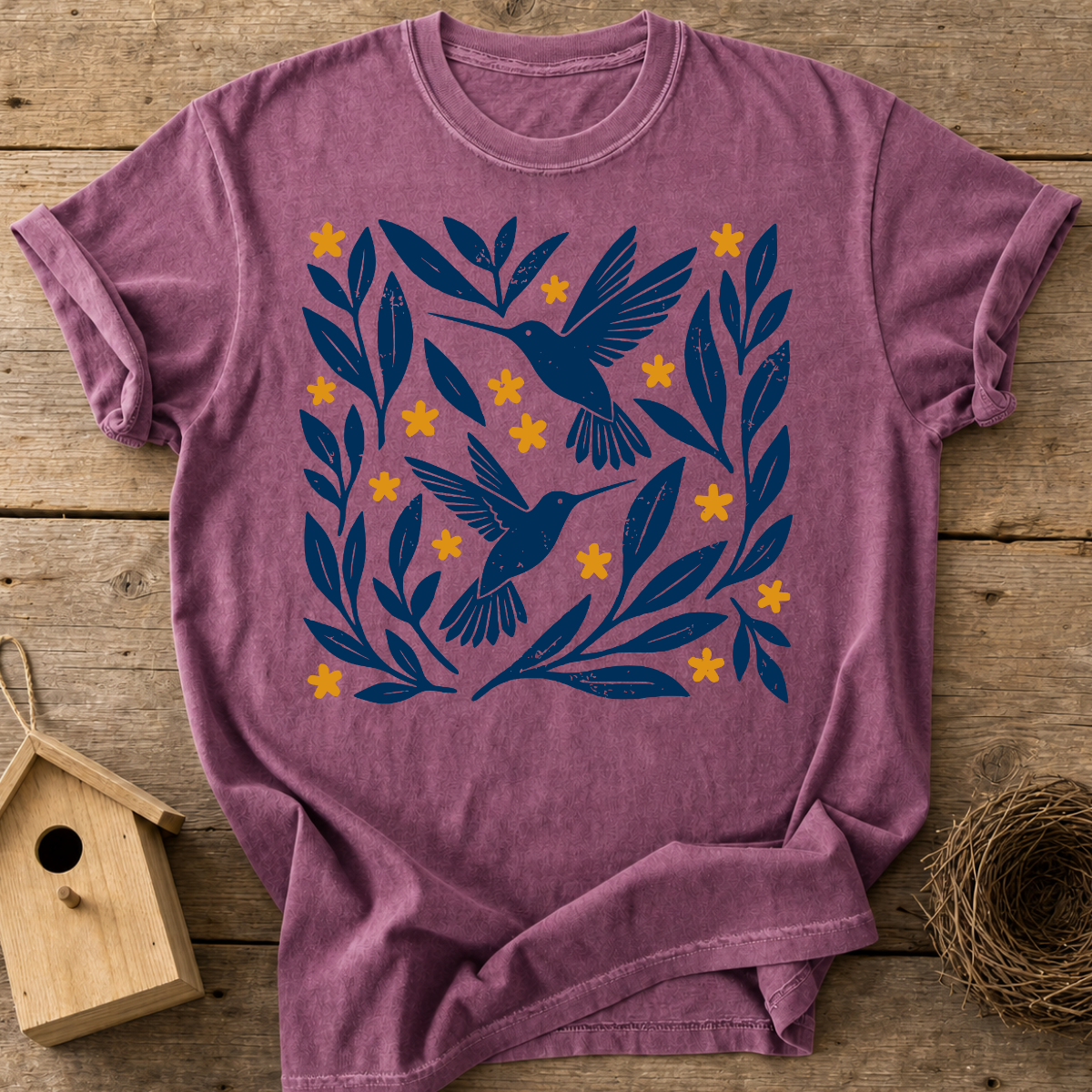 Folk Hummingbirds T-Shirt