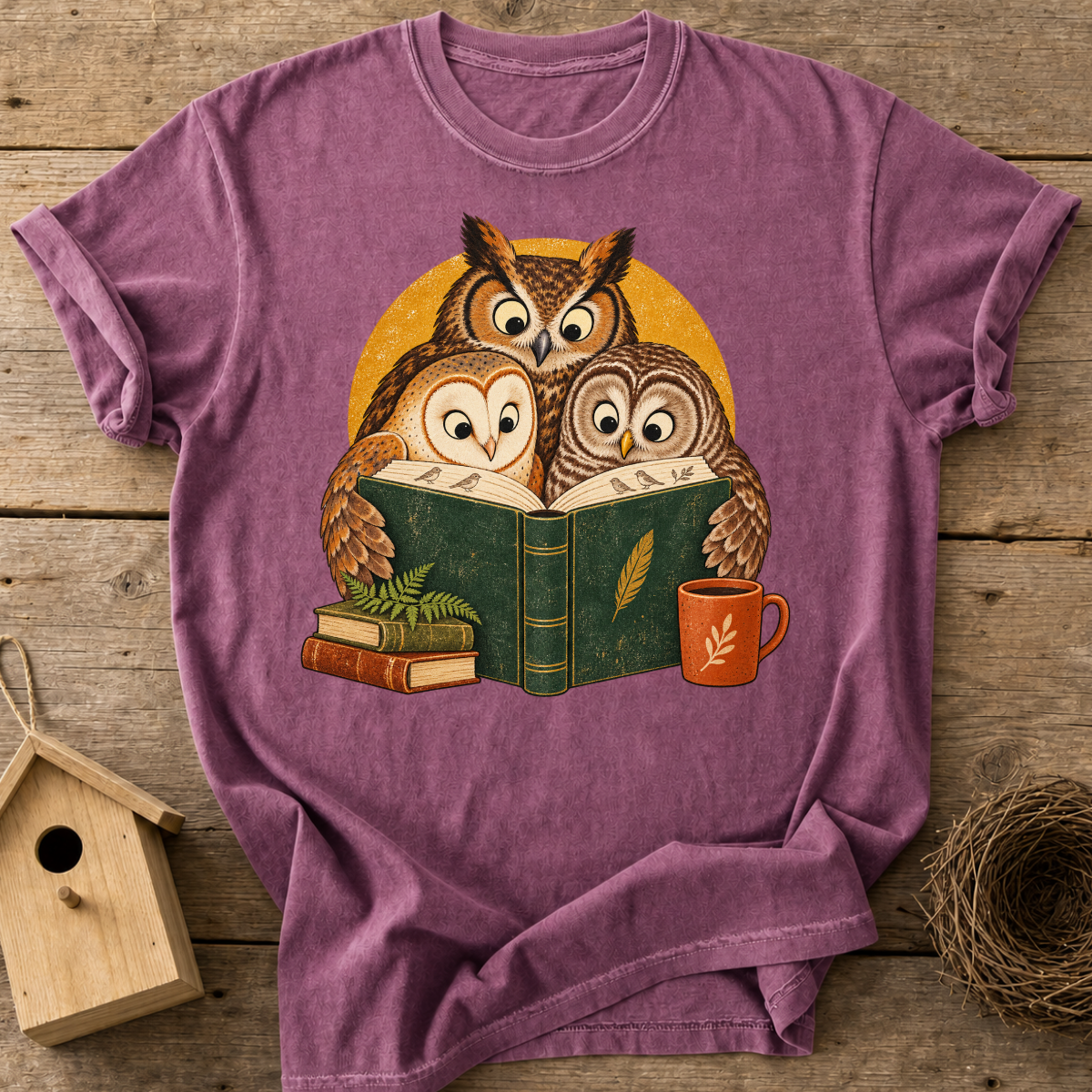 Owl Book Club T-Shirt