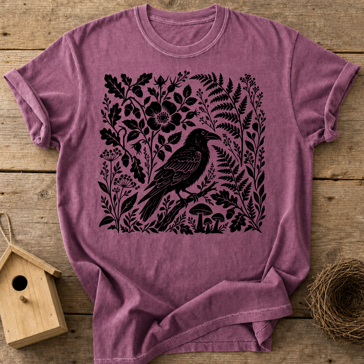 Botanical Raven T-Shirt