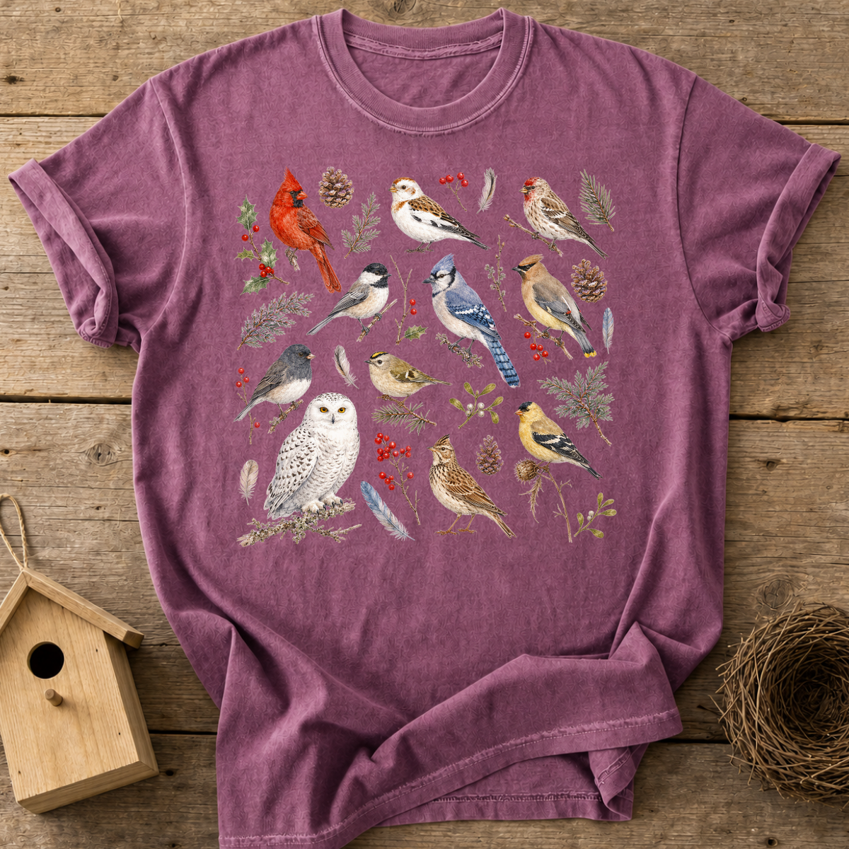 Winter Birds T-Shirt
