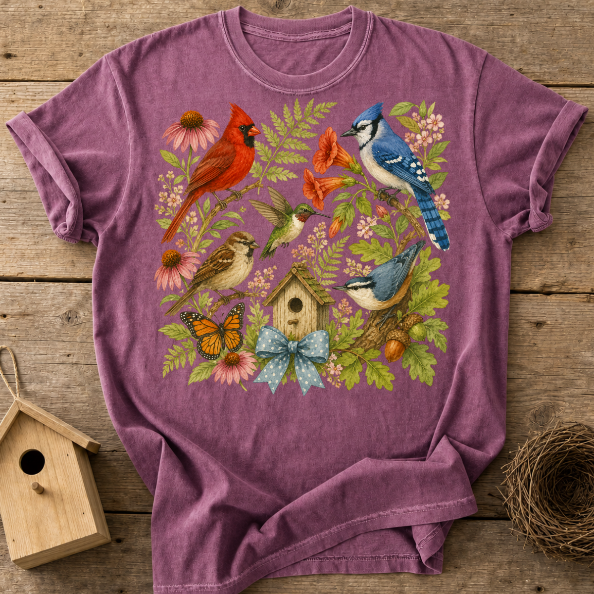 Garden Birds T-Shirt