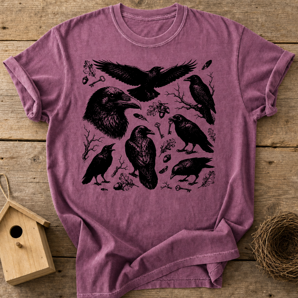 Fall Raven Woodland T-Shirt