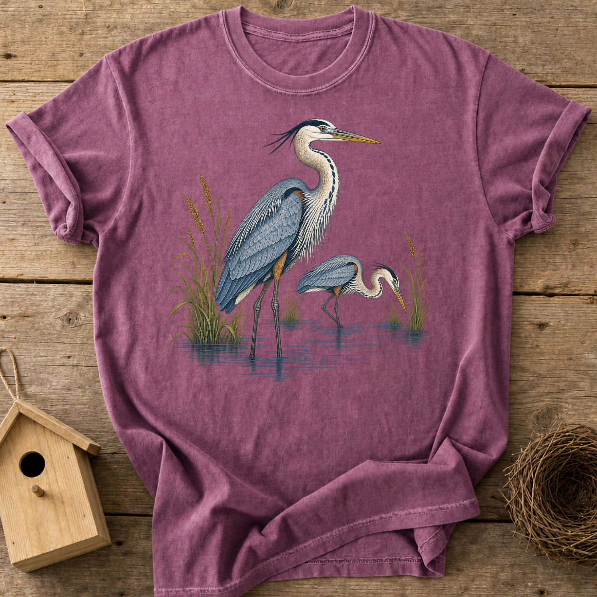 Blue Heron Marsh T-Shirt