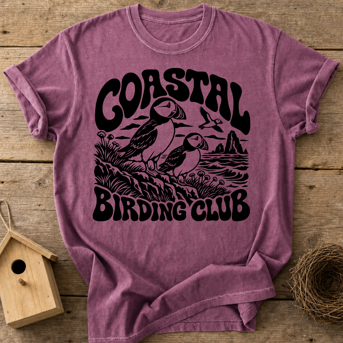 Coastal Puffins T-Shirt