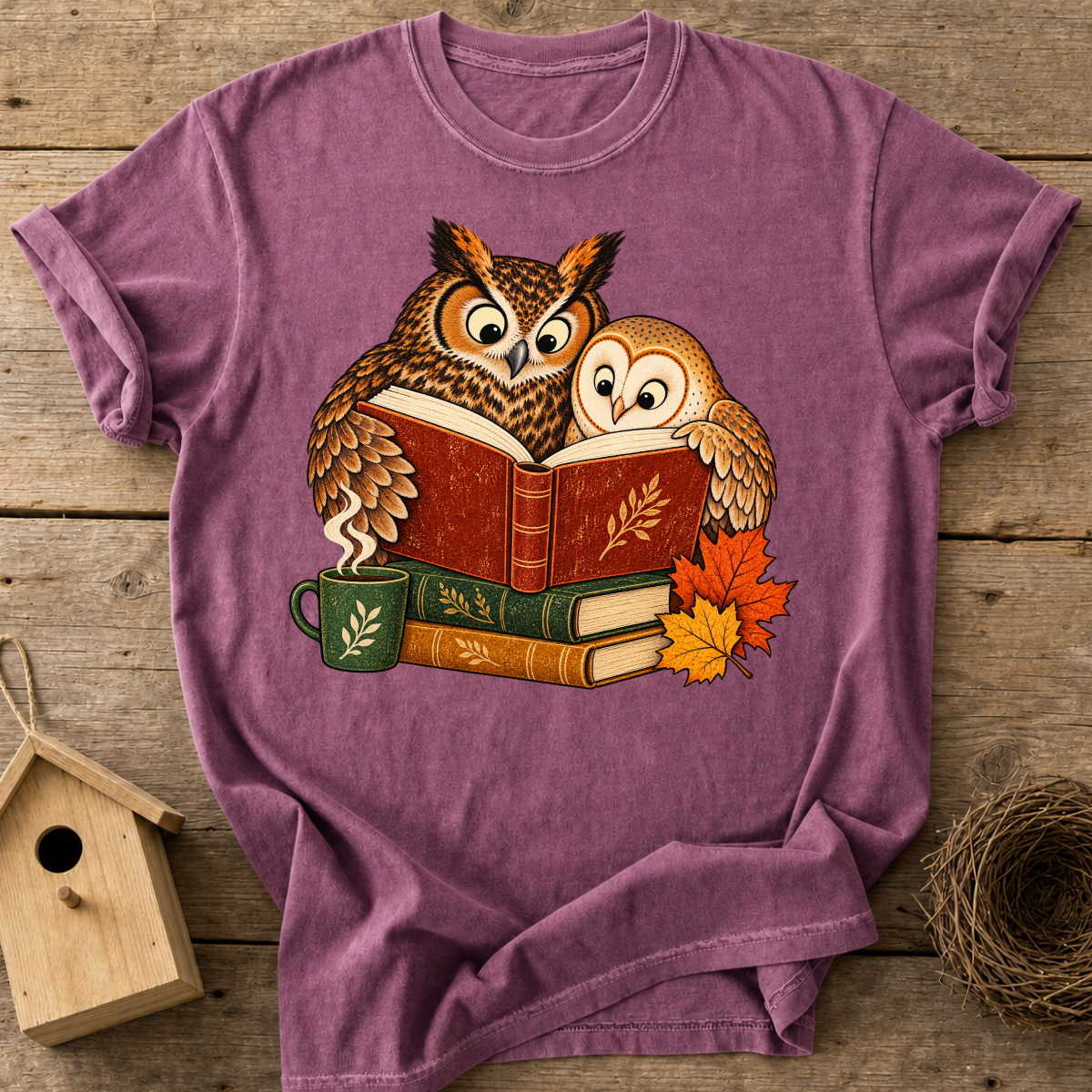 Owl Reading Club T-Shirt
