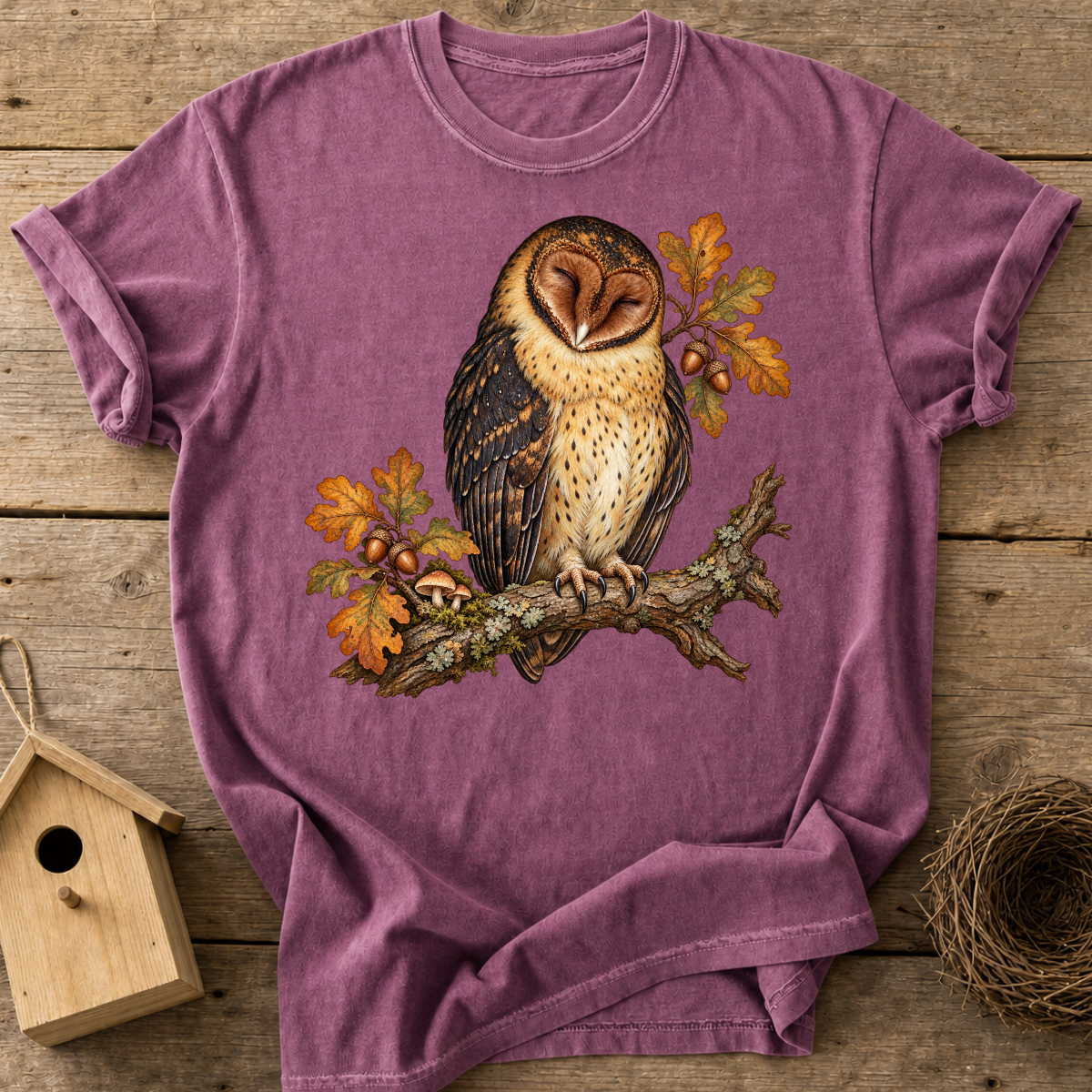 Autumn Barn Owl T-Shirt
