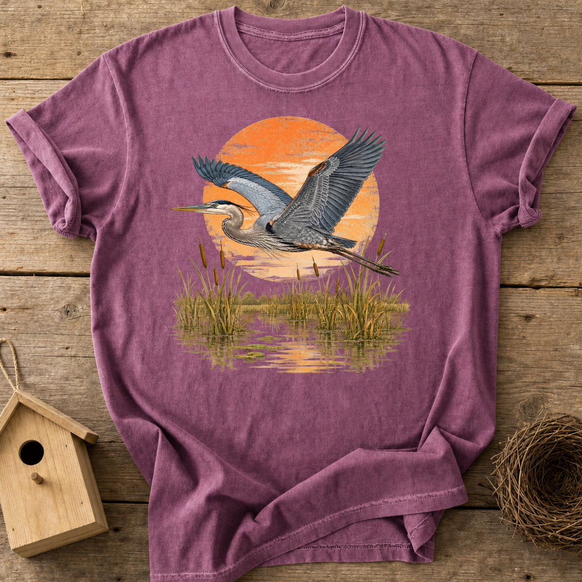 Heron Marsh Flight T-Shirt