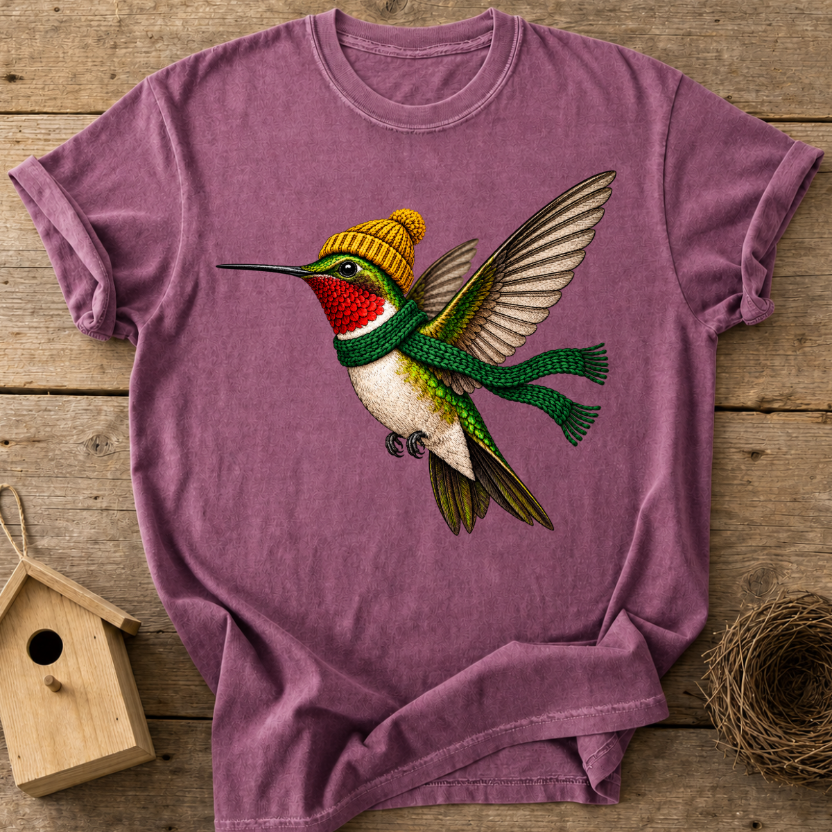 Cozy Hummingbird T-Shirt