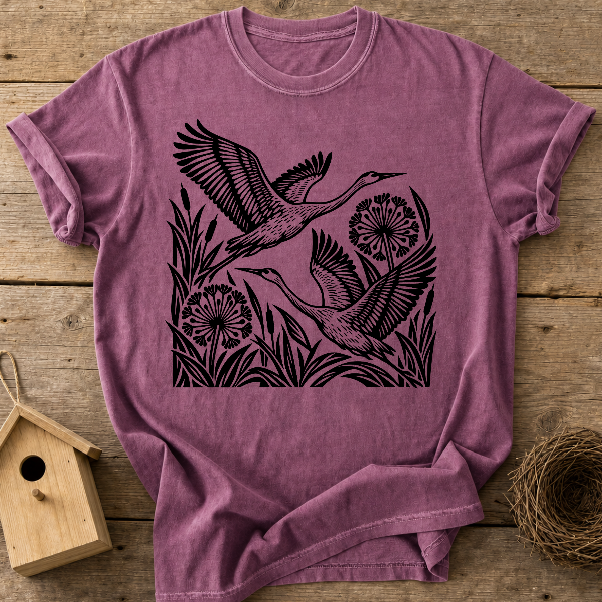 Heron Meadow Flight T-Shirt