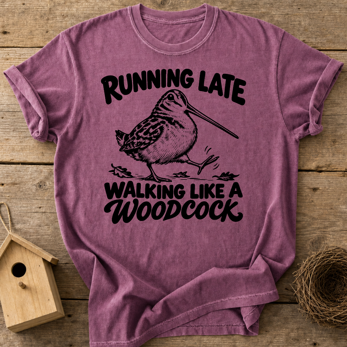 Running Late Woodcock T-Shirt