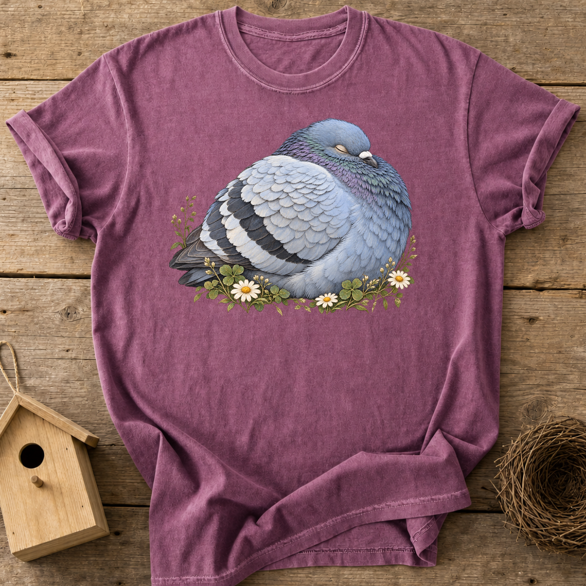 Sleepy Pigeon T-Shirt